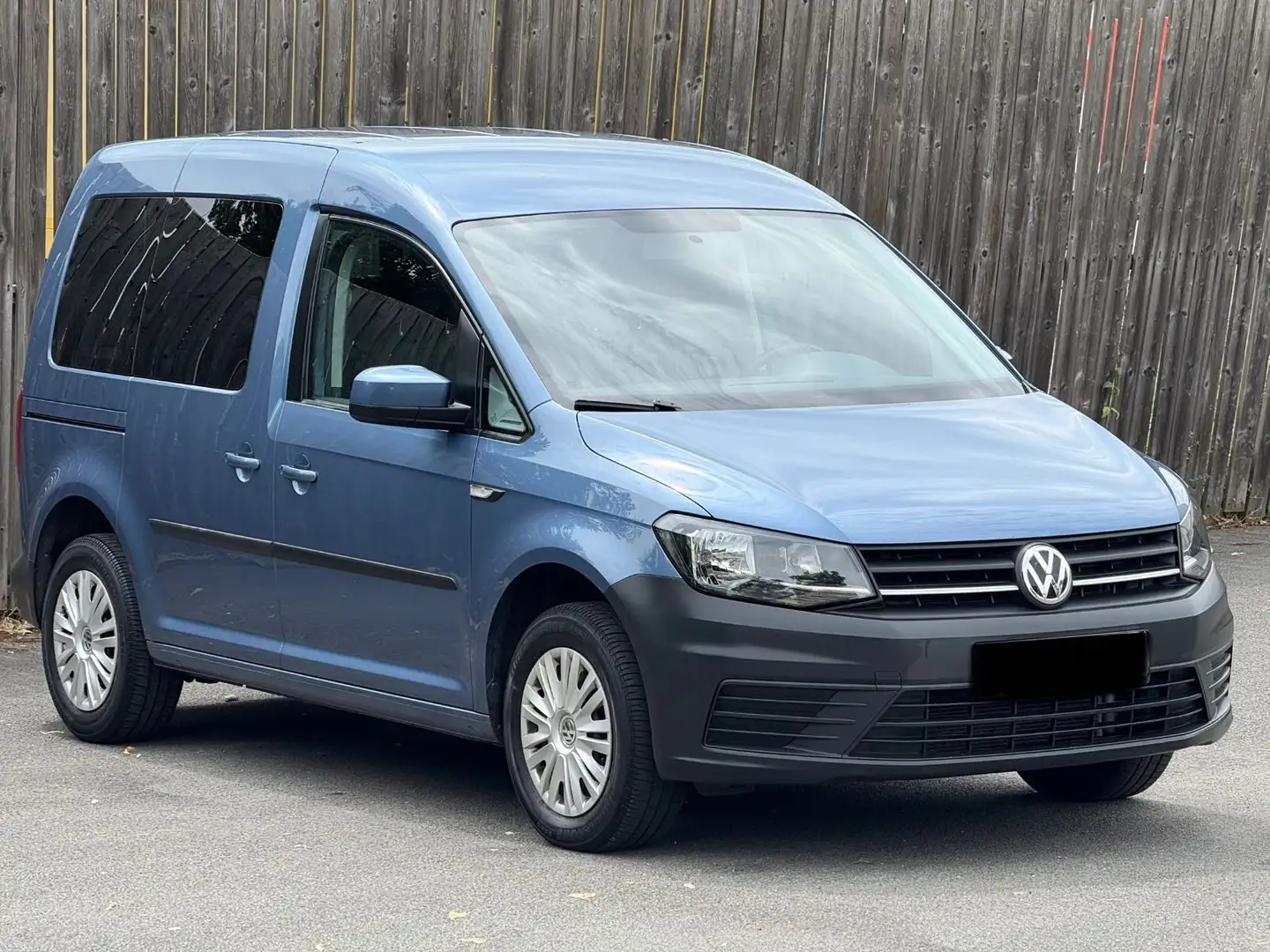 Volkswagen Caddy 2.0 TDI PKW Trendline BMT Klima Blau - 2