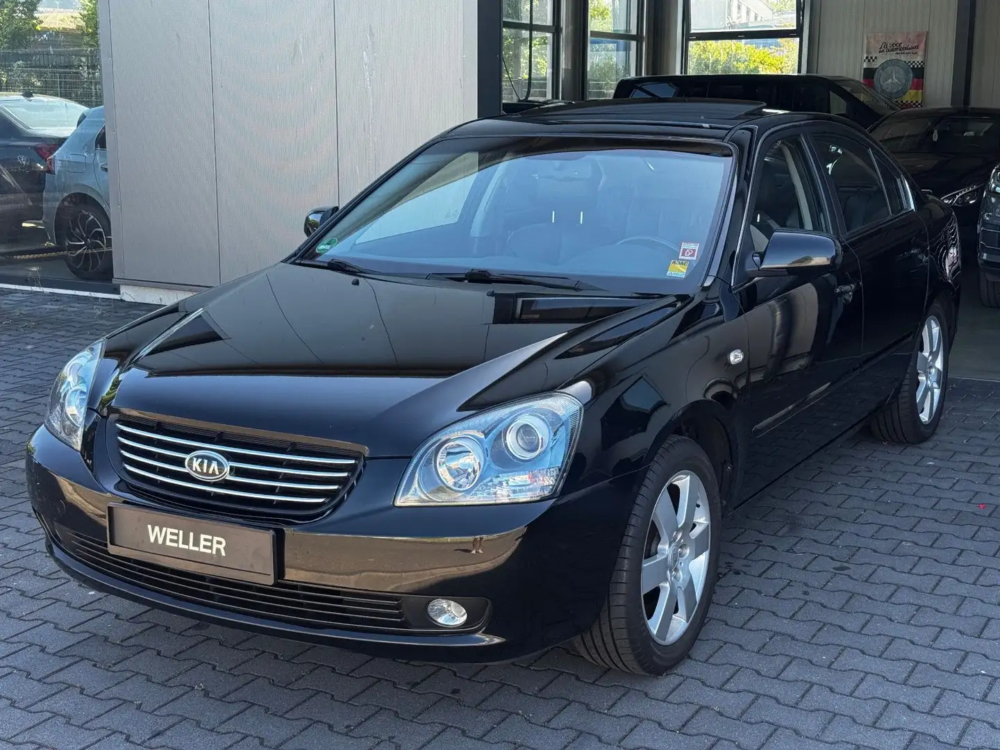 Kia Magentis EX Top Automatik LPG 1 Hand AHK Schwarz - 1