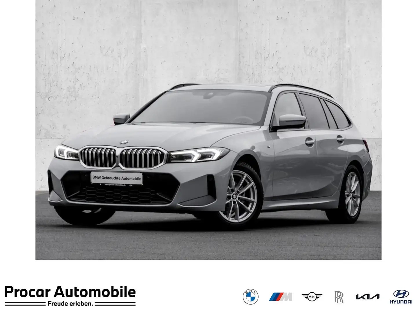 BMW 320 d xDrive M Sport+HuD+Pano+AHK+LED Grau - 1