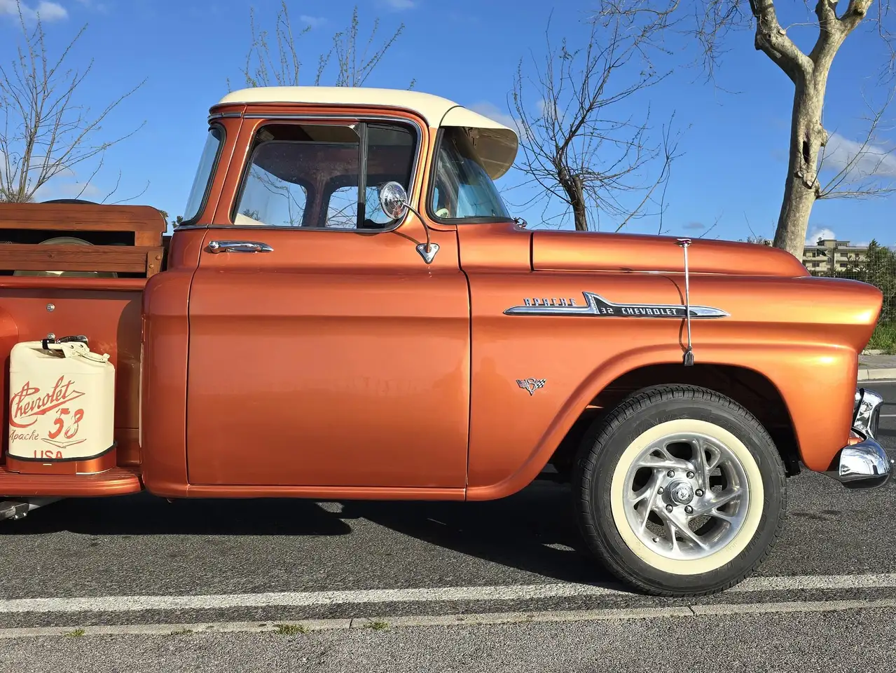 Chevrolet Apache 3100 Longbed Stepside Big window V8 matching, foto 6