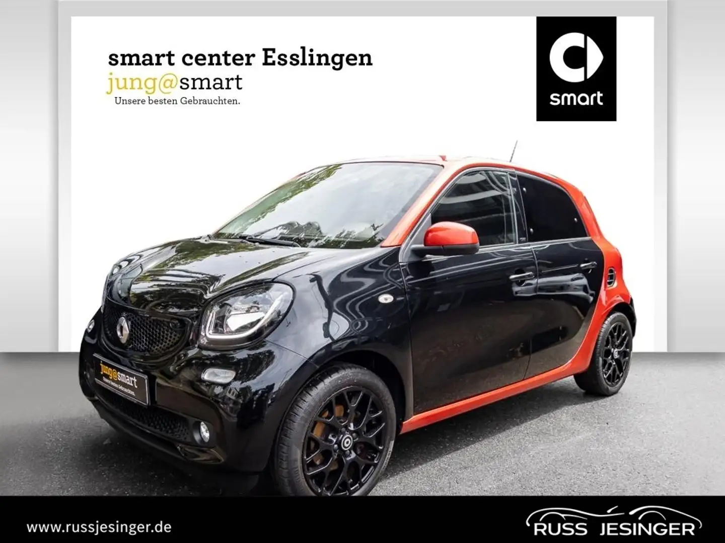 smart forFour 66 kW turbo Prime *Cool&Audio*LED&Sensor Noir - 1
