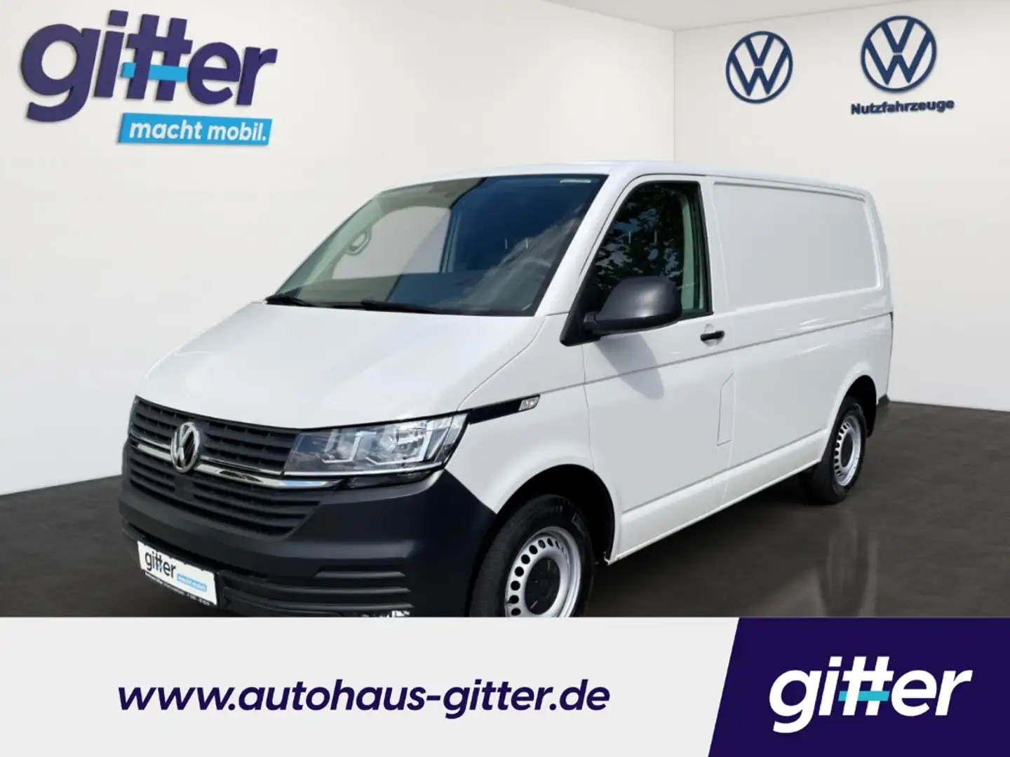 Volkswagen T6 Transporter FWD 2.0 TDI EU6d-T DAB SHZ Notbremsass. PDC Bergan Weiß - 1