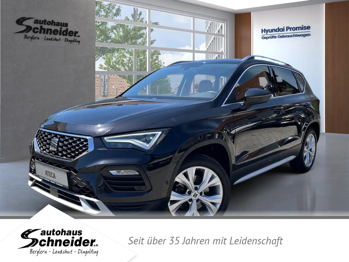 SEAT Ateca 2.0 TDI XPERIENCE NAVI/LED/PANO/BEATS/KESSY/FULL-L Noir - 1