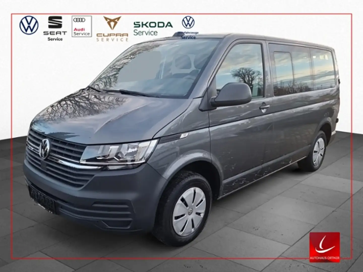 Volkswagen T6 Kombi Transporter Kombi 2,0 TDI DSG 9-SITZER GRA PDC KL Gris - 1