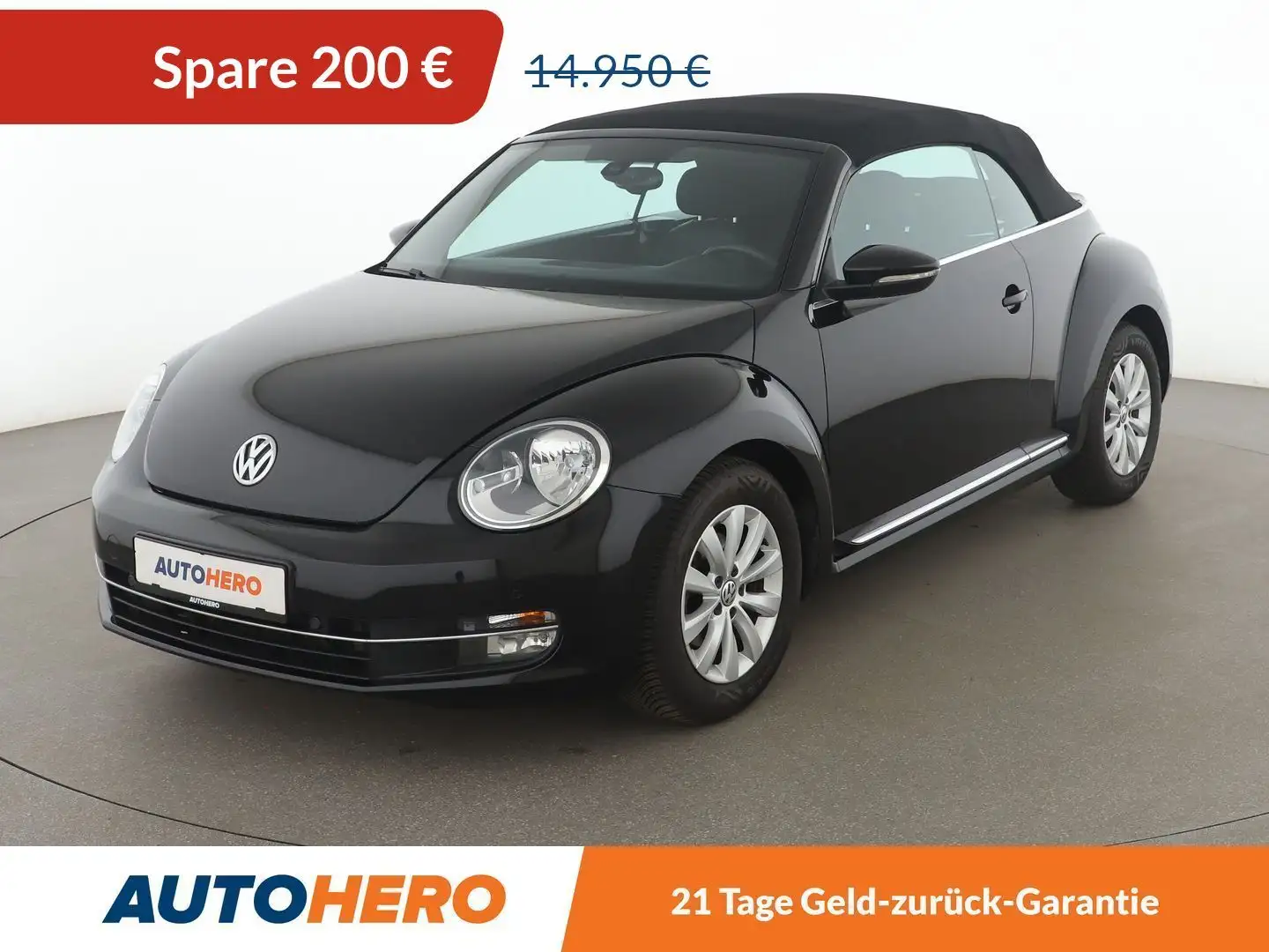 Volkswagen Beetle 1.2 TSI Design BMT*TEMPO*PDC*SHZ*KLIMA* Schwarz - 1