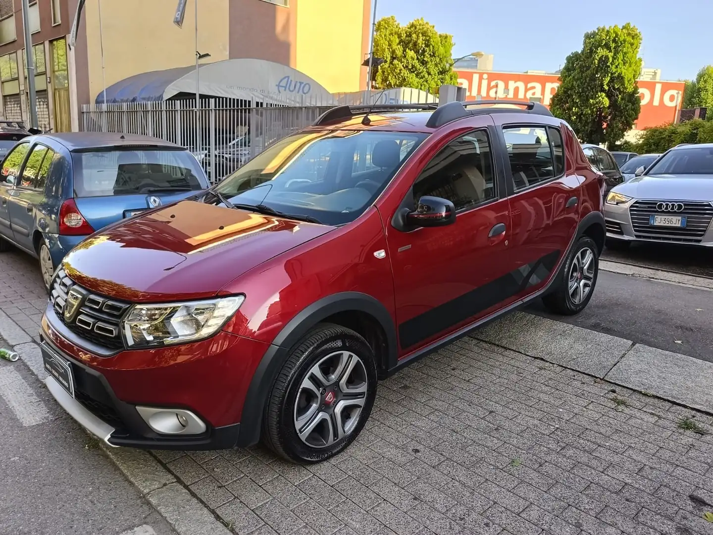 Dacia Sandero Stepway 1.5 blue dci Techroad 95cv Rood - 1