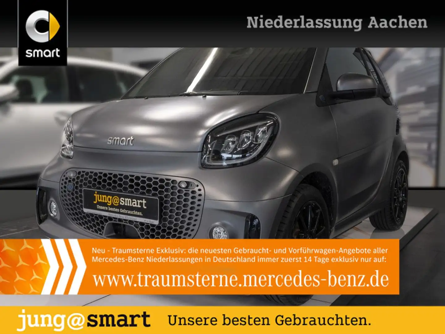 smart forTwo EQ 60kWed prime SHZ PDC+Kamera Ambiente Gris - 1