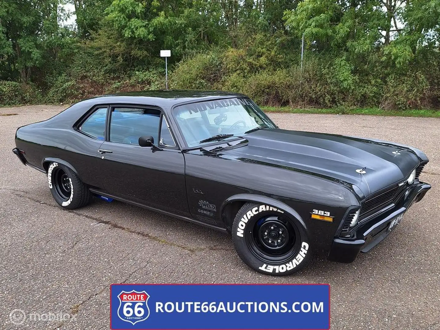 Chevrolet Nova | 1972 | Route 66 Auctions Чёрный - 1