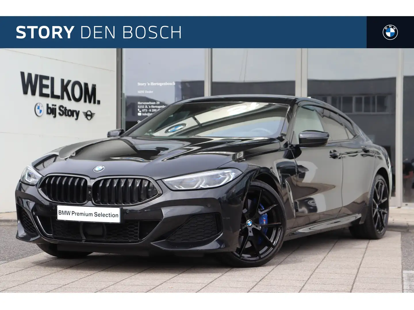 BMW 840 8 Serie Gran Coupé 840i High Executive M Sport Aut Noir - 1