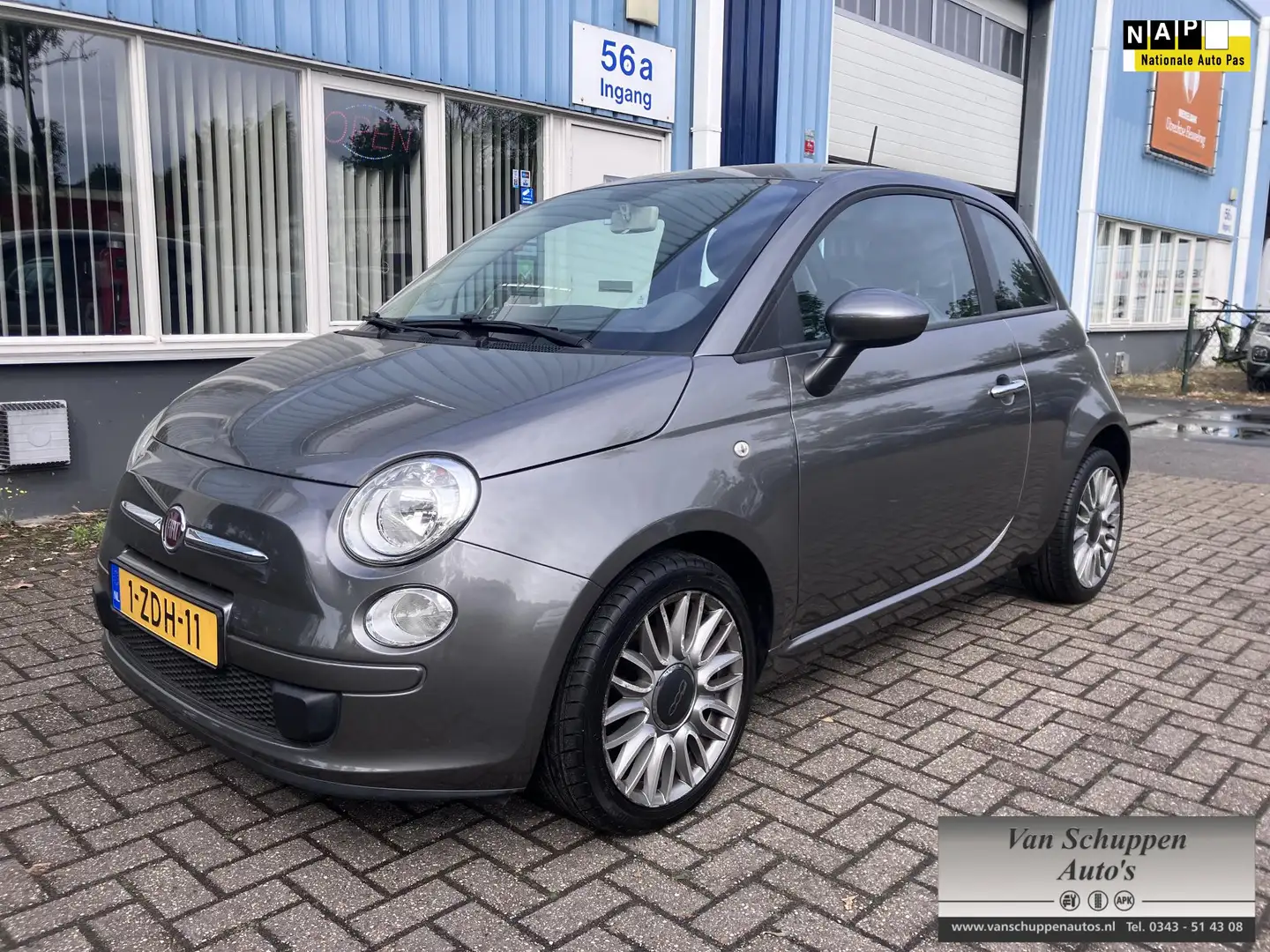 Fiat 500 1.0 TwinAir Pop Airco Lmv Electr.pak Fiat 500 1.0 Grijs - 1