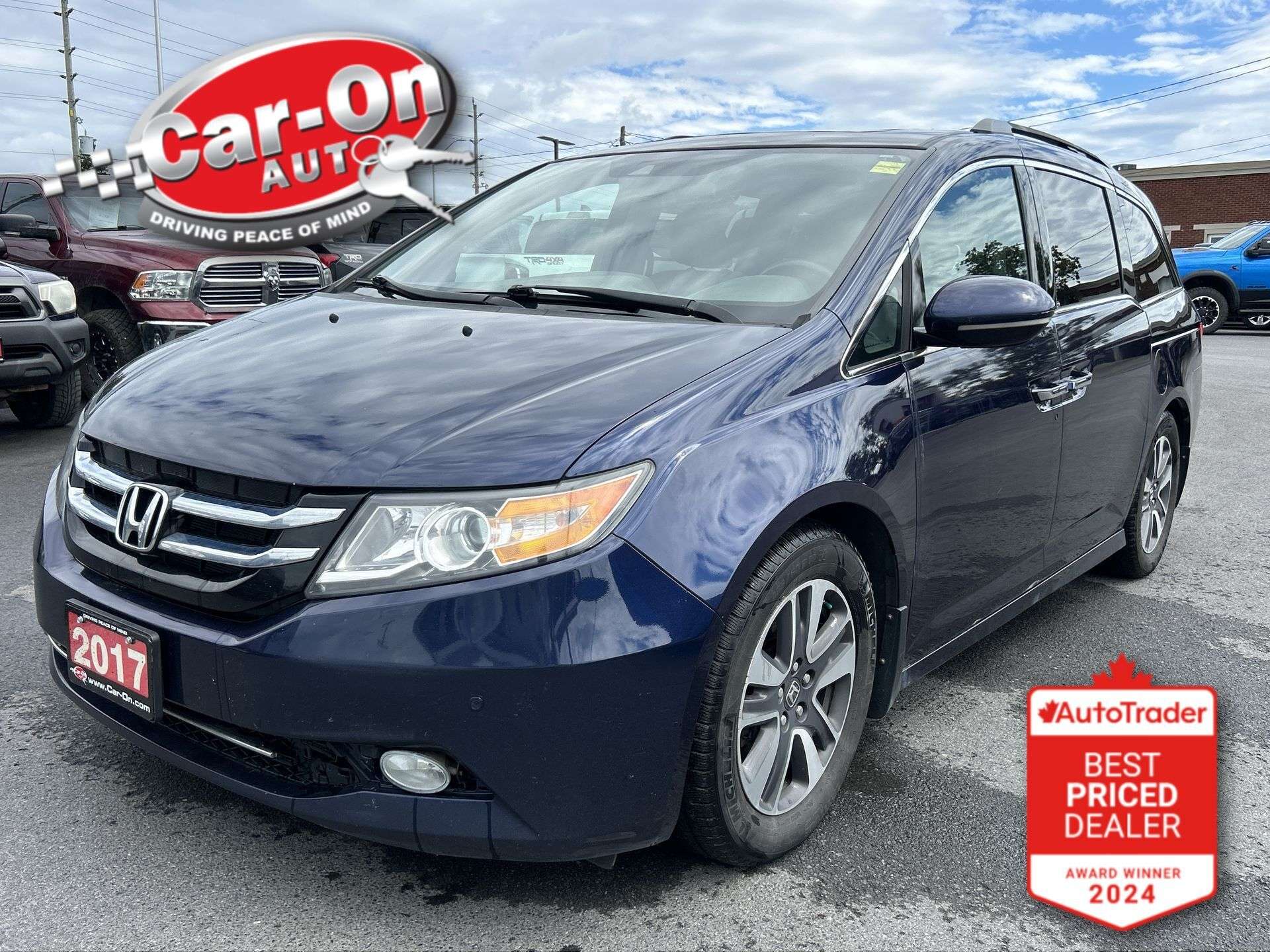 Blue 2017 Honda Odyssey Minivan Front-Wheel Drive Automatic