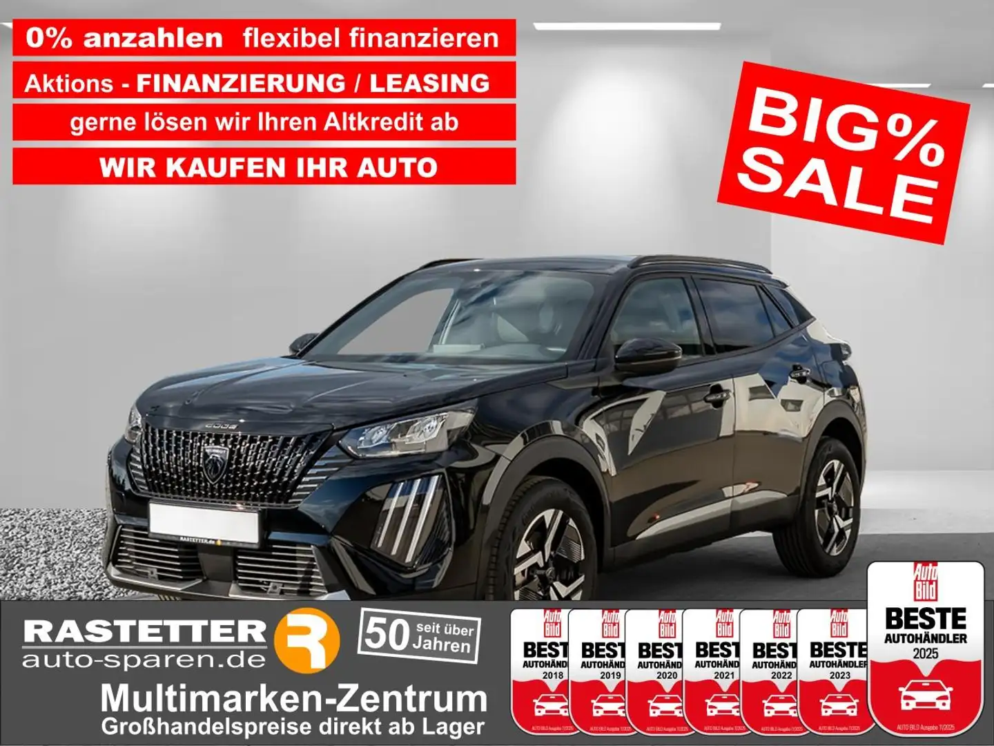Peugeot 2008 Hybrid e-DSC6 Allure 3D+Keyless+iConnect+Indukt+vi Noir - 1