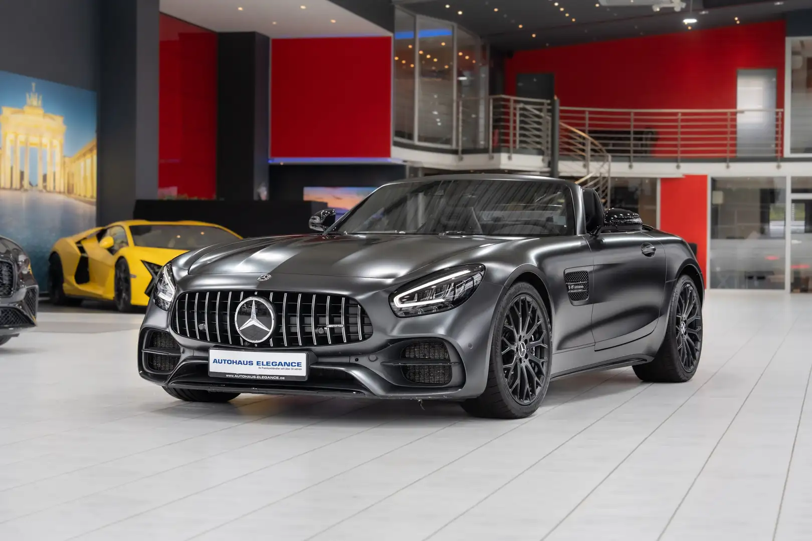 Mercedes-Benz AMG GT Roadster Night Edition*PERF.SITZE*BURM* Gris - 1