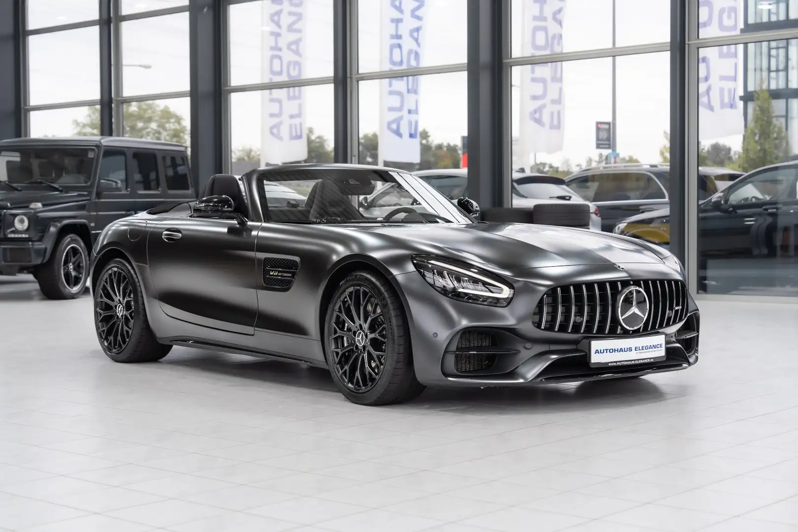 Mercedes-Benz AMG GT Roadster Night Edition*PERF.SITZE*BURM* Gris - 2