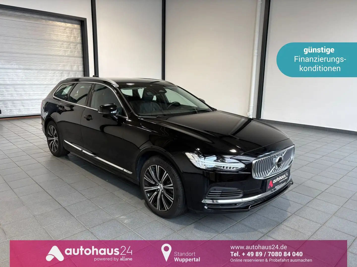 Volvo V90 V 90 T6 Twin Engine AWD Core Plug-In|ACC|LED Schwarz - 1
