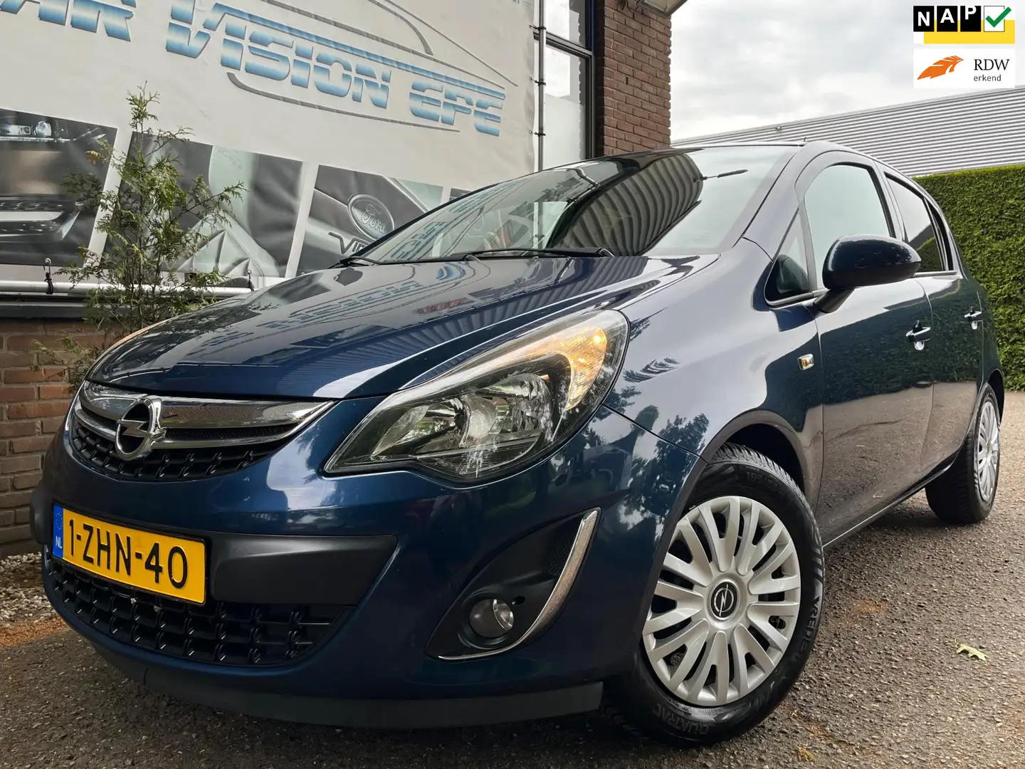 Opel Corsa 1.2-16V Design Edition|Airco|Cruise| Blau - 1
