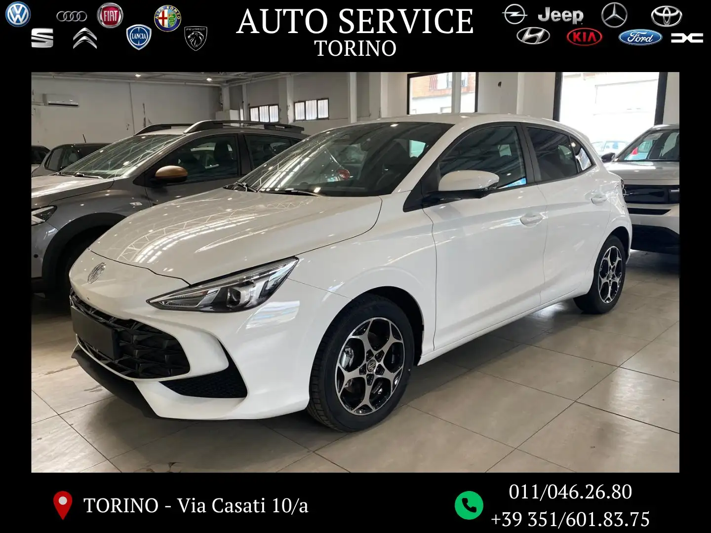 MG MG3 1.5 hybrid+ Luxury automatica KM0 08/2028 Blanc - 1