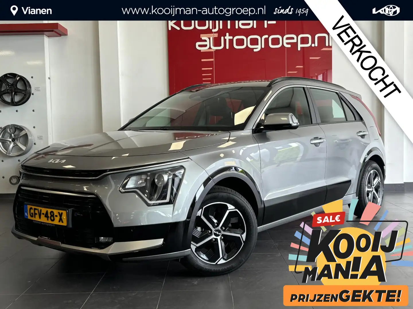 Kia Niro 1.6 GDi Hybrid DynamicLine Grau - 1