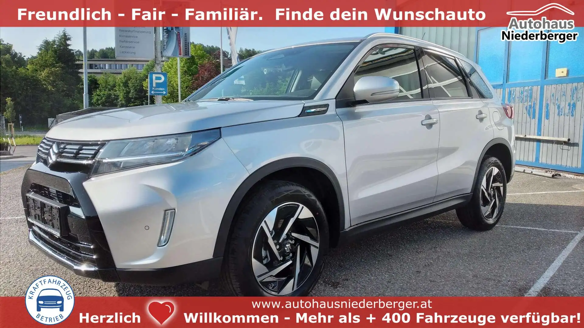 Suzuki Vitara 1,4 DITC Hybrid ALLGRIP flash 95 kW (129 PS), A... Silber - 1