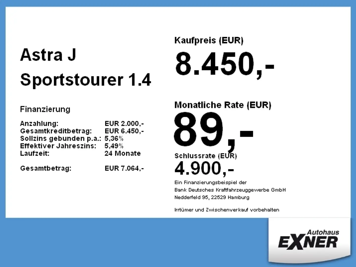 Opel Astra J Sportstourer 1.4 Turbo ENERGY Sitzheiz. Blanco - 2