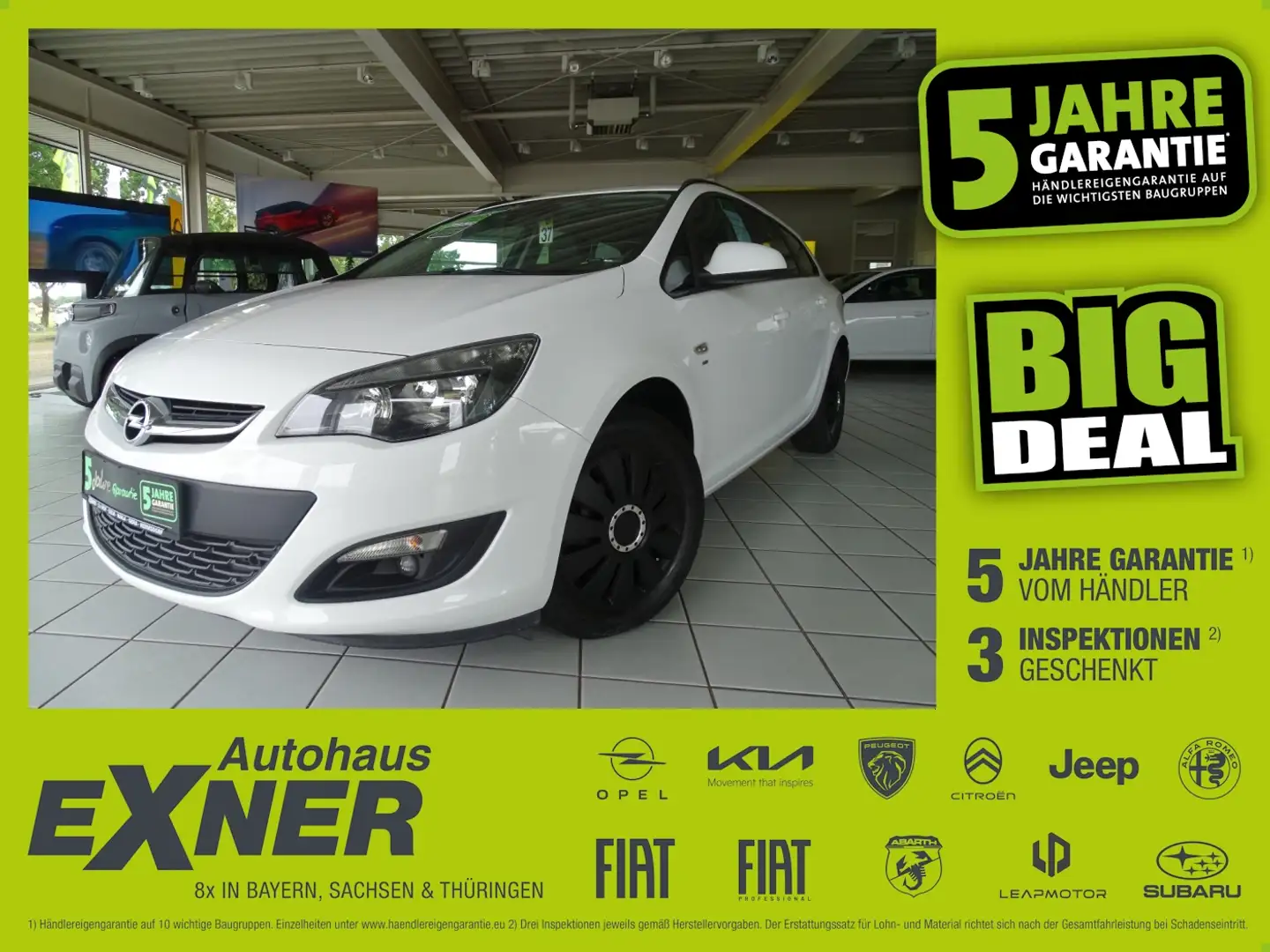 Opel Astra J Sportstourer 1.4 Turbo ENERGY Sitzheiz. Blanc - 1