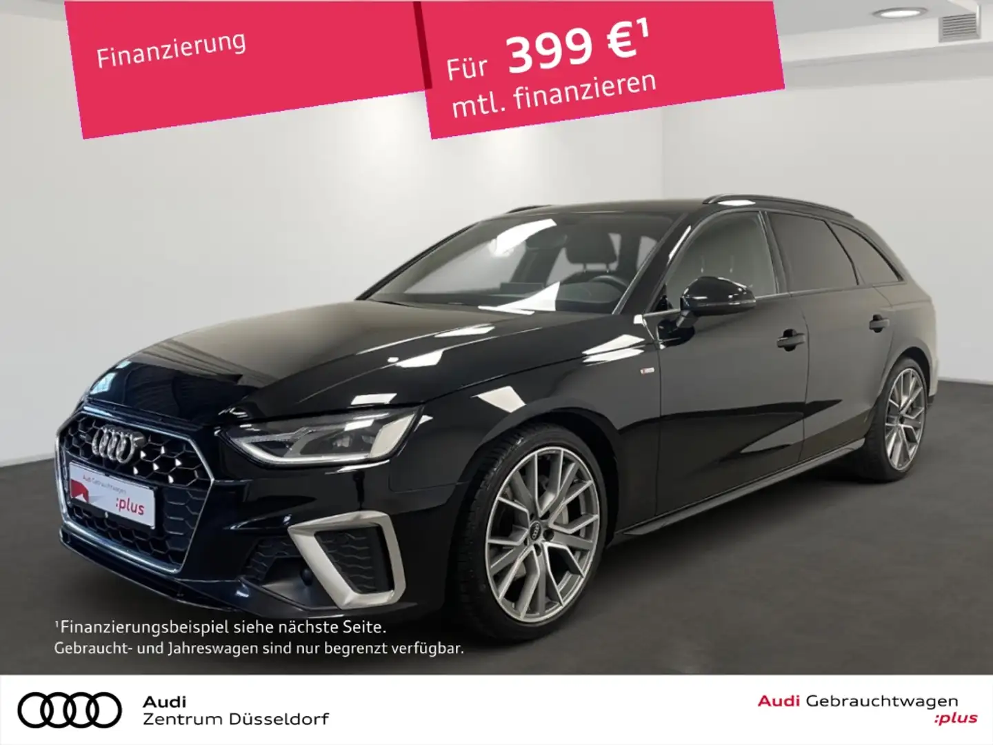Audi A4 Avant S line 40 TFSI quattro LED KAMERA AHK ACC Negro - 1