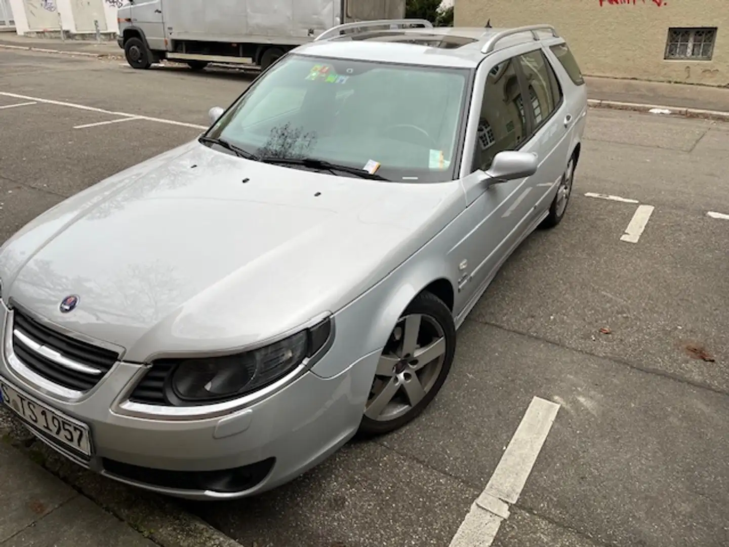 Saab 9-5 9-5 Kombi 2.3 Turbo Vector Griffin Edition Silber - 2