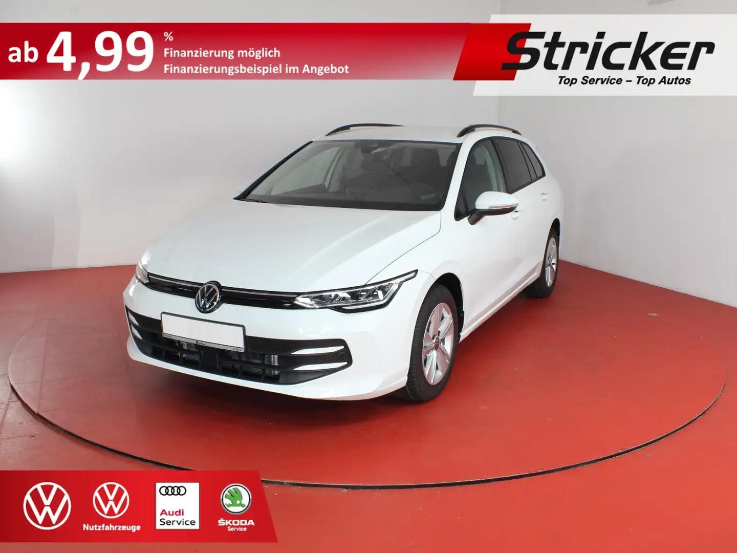 Volkswagen Golf Variant Life 1.5 TSI 269,- mtl. GJR SHZ Privacy LED CarPl Blanc - 2