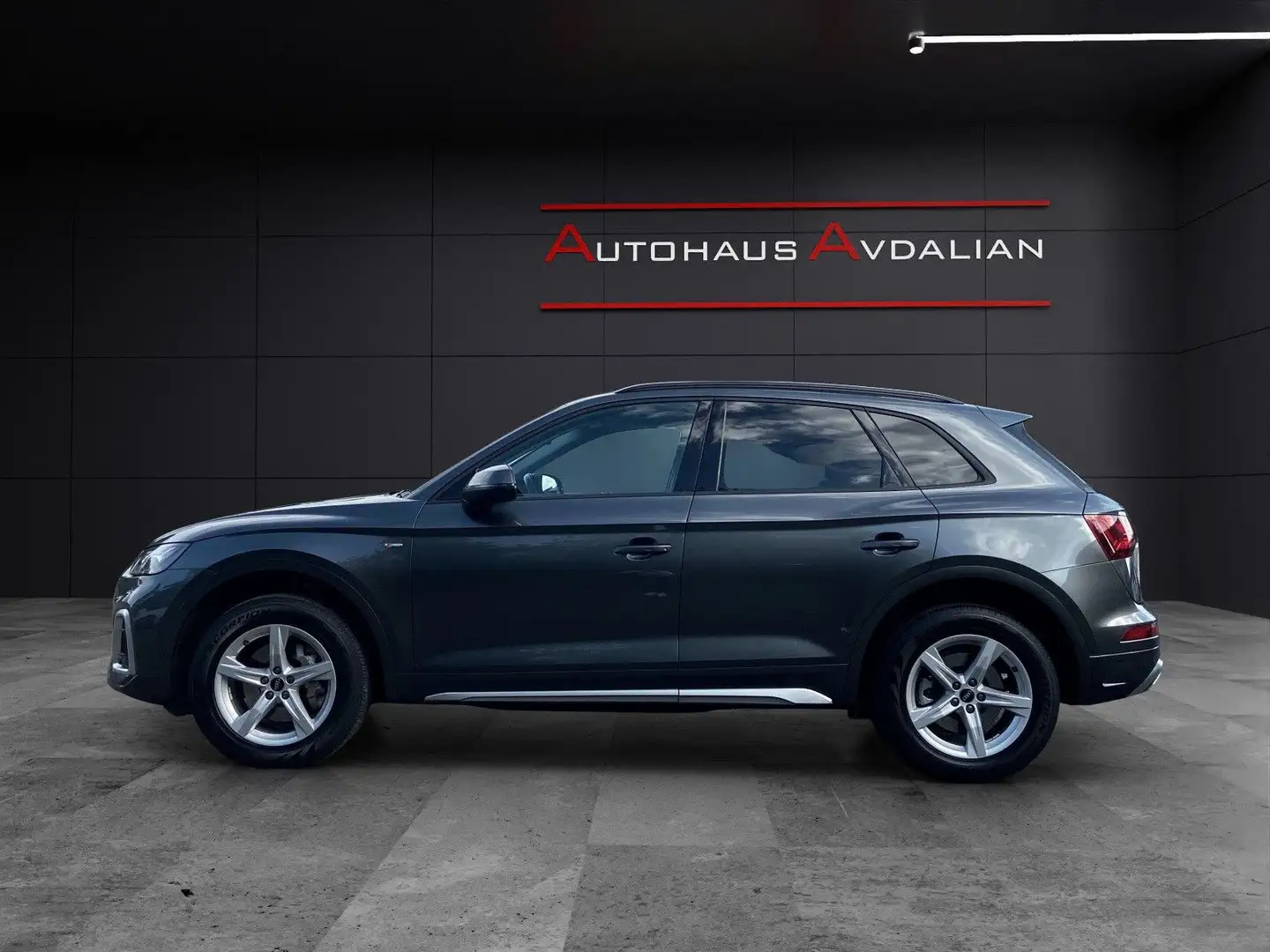 Audi Q5 40 TDI quattro S line R-KAM|AHK|ACC|VIRTUAL+ Gris - 2