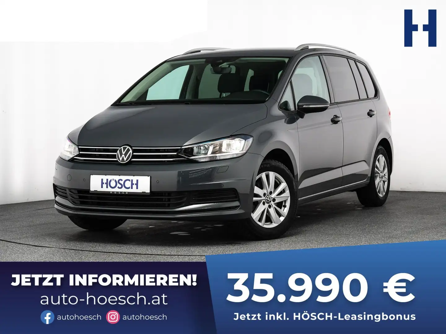 Volkswagen Touran 1.5 TSI Comfortline Aut. 7-SITZE ACC R-KAMERA Grau - 1