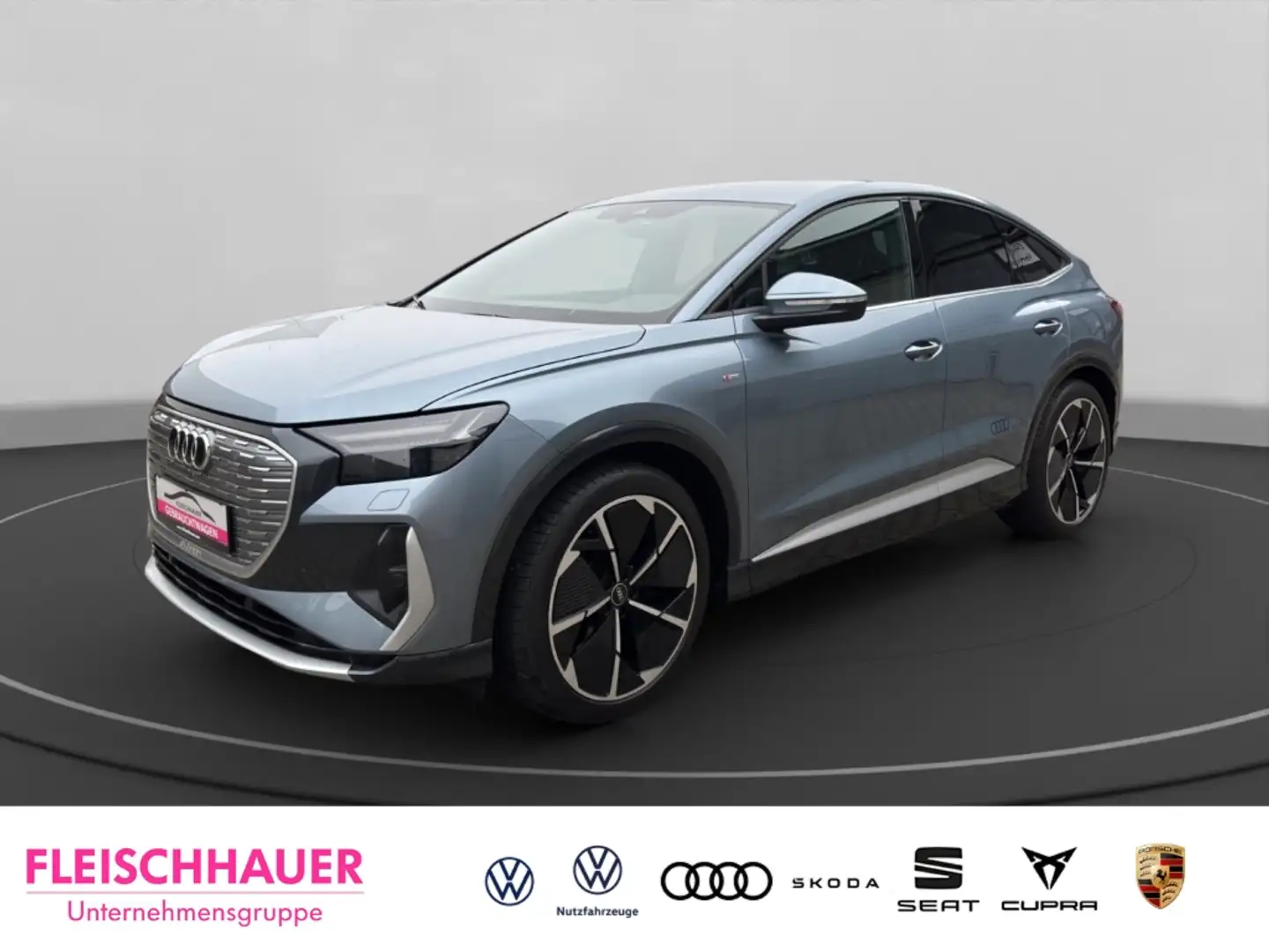 Audi Q4 e-tron Sportback 35 S-Line Matrix-LED Sitzhz Kamera Blau - 1