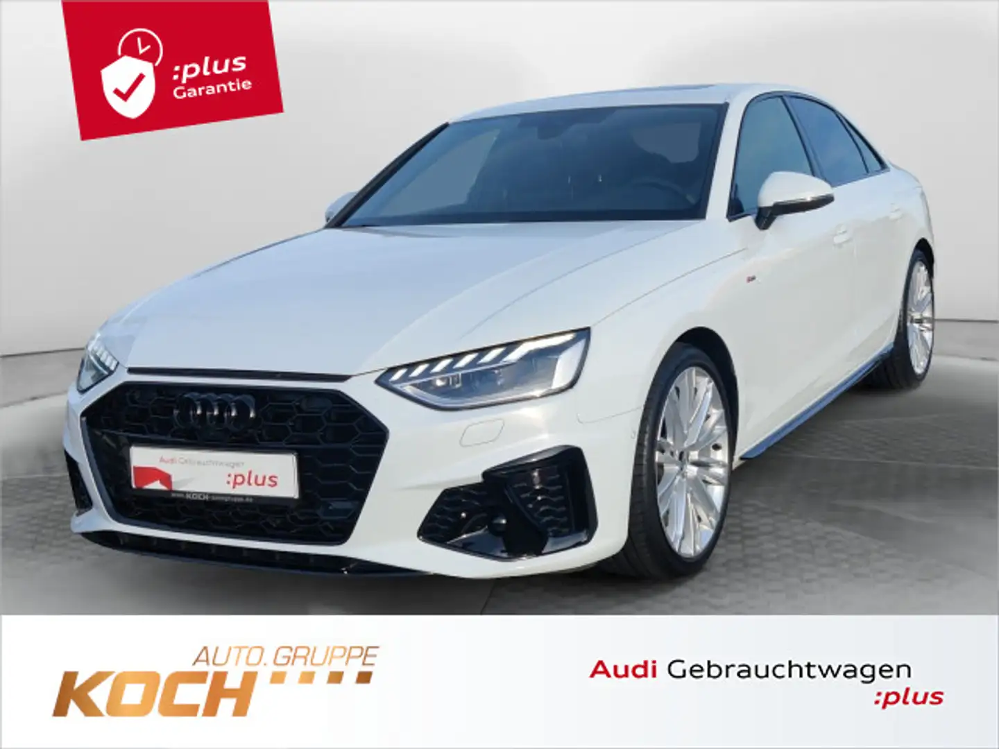 Audi A4 35 TFSI S-Tronic S-Line MARTIX LED, Blanc - 1