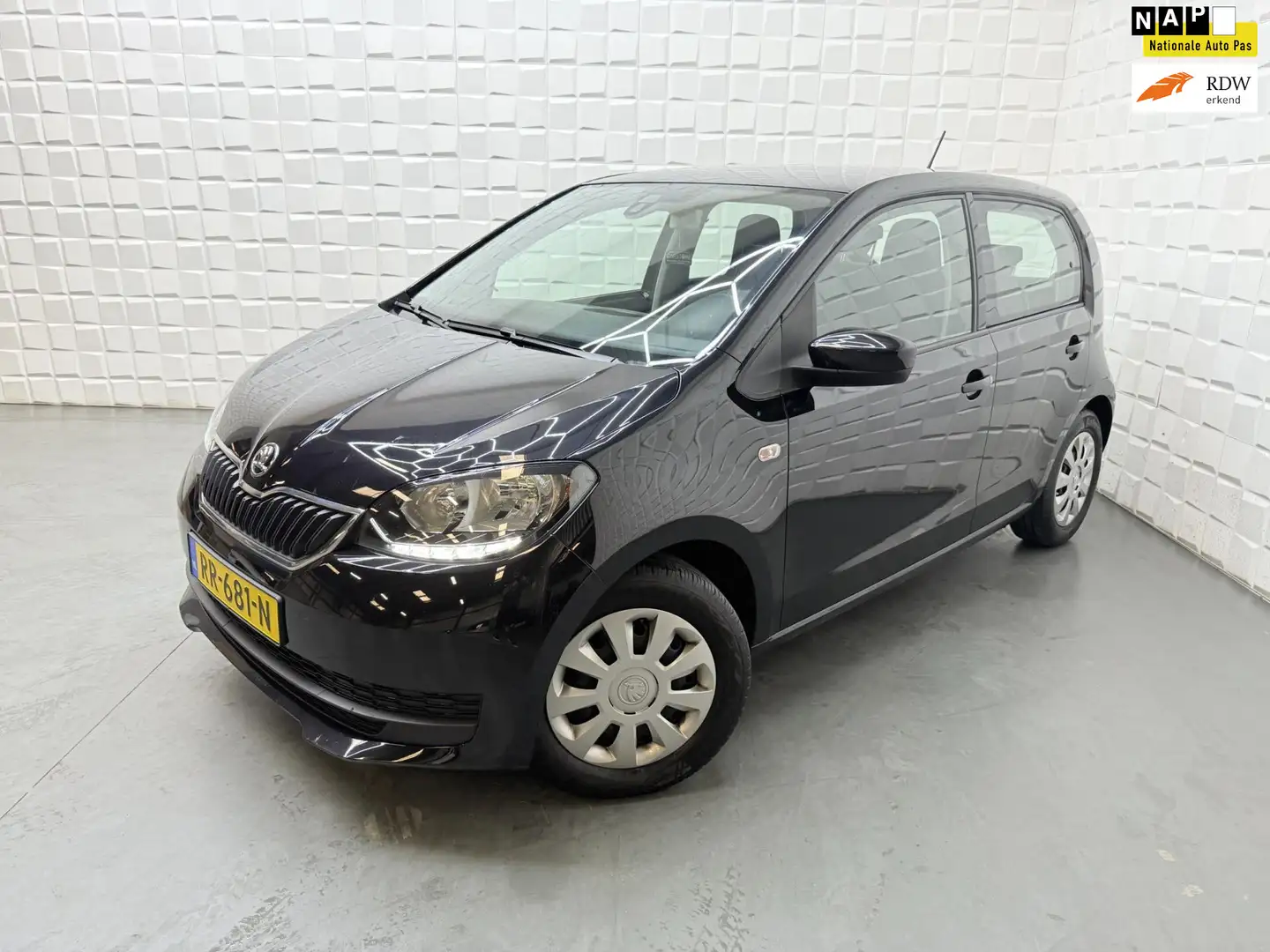 Skoda Citigo 1.0 Greentech Ambition AUTOMAAT 5DRS NAP Noir - 1