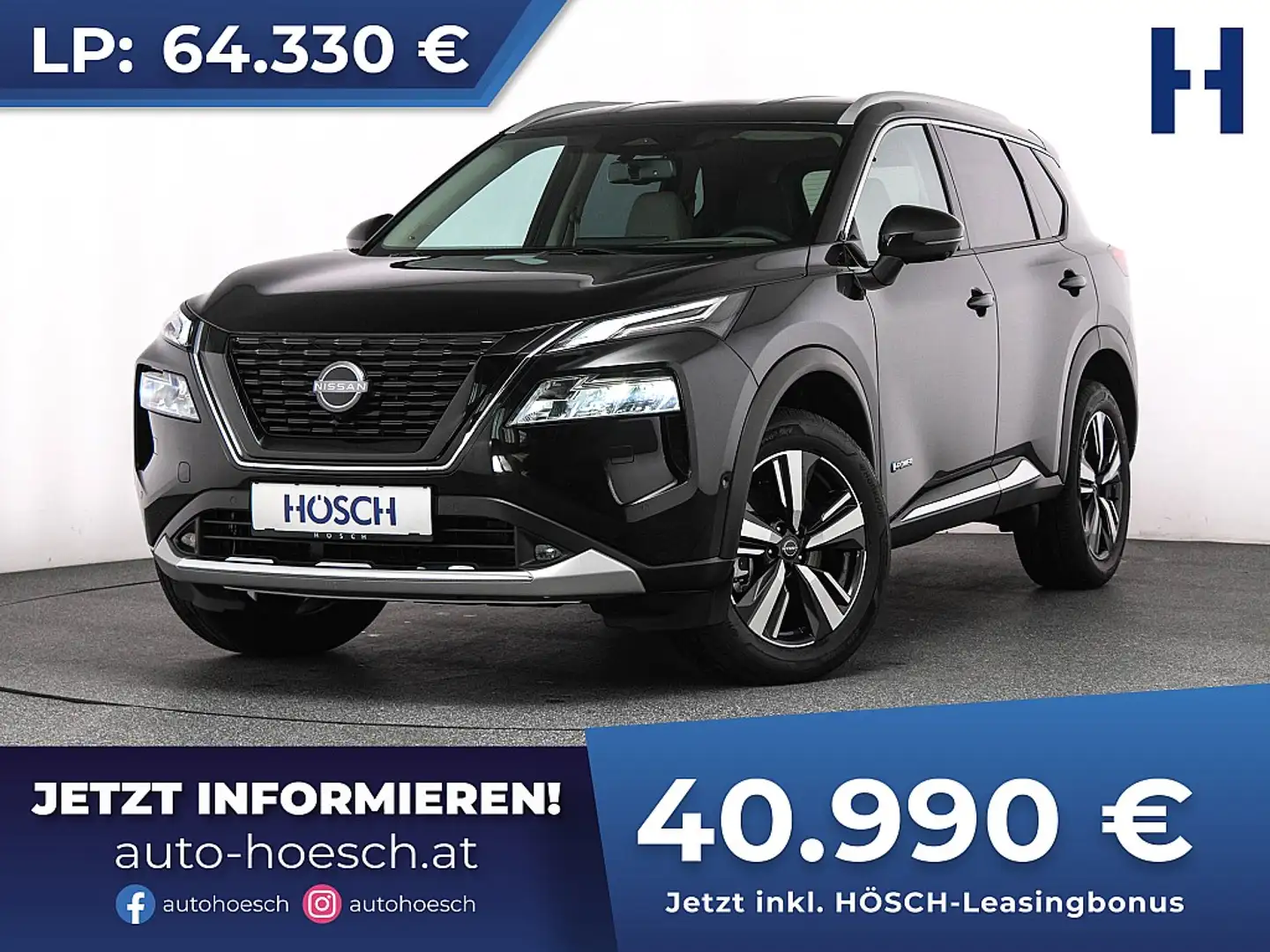 Nissan X-Trail Tekna 1.5 VC-T e-4orce 4WD NEU TOP-ANGEBOT Schwarz - 1