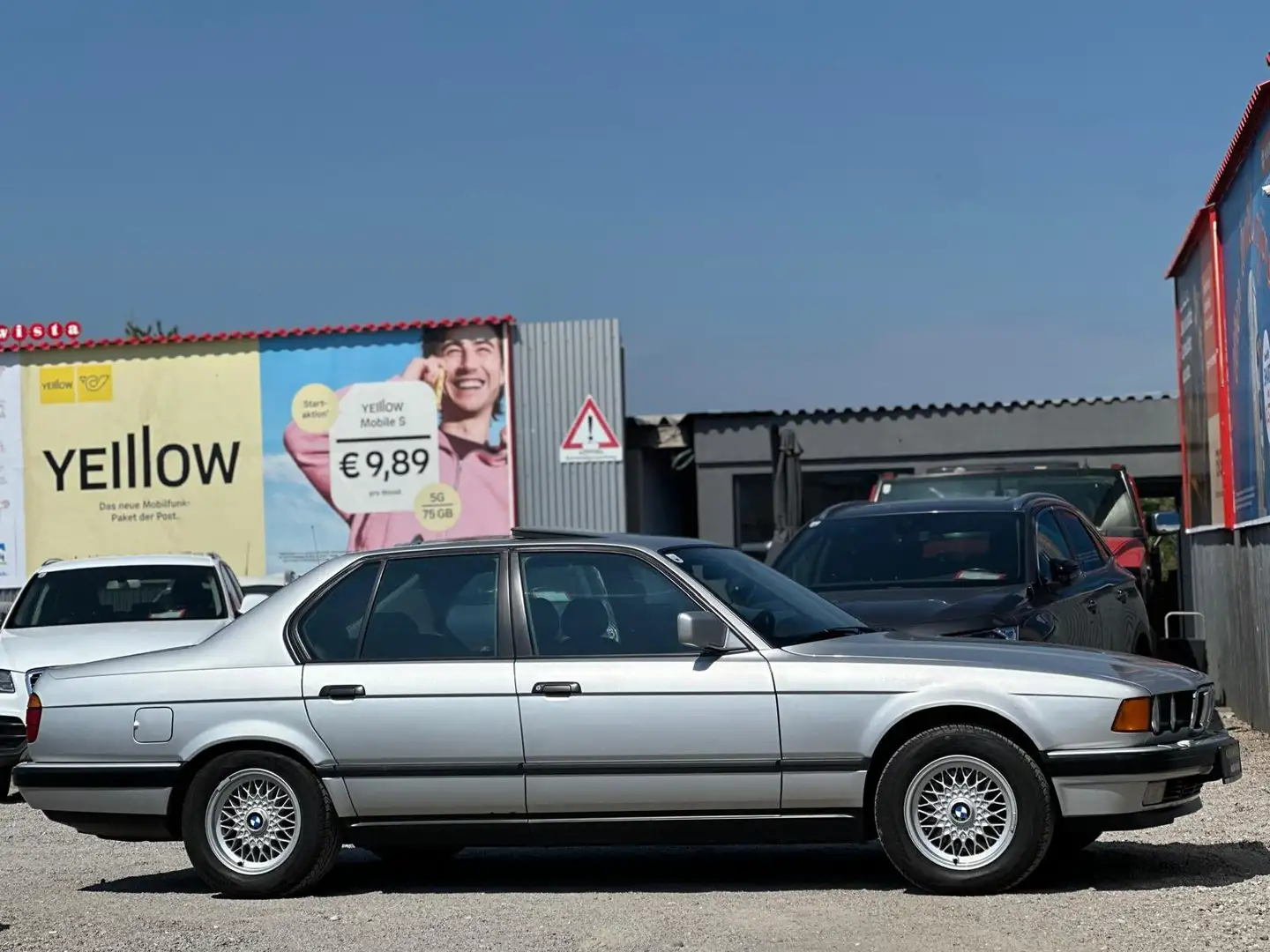 BMW 730 730i Aut. *Rarität*2-Besitz*Originalzustand* Silber - 1