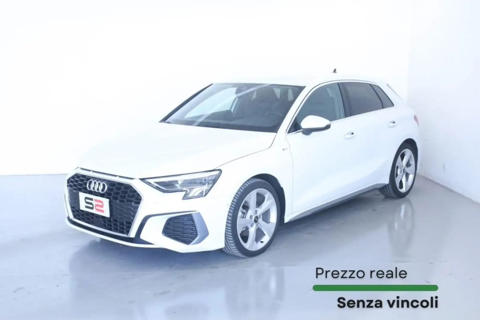 Audi A3 Sportback 35 TDI S tronic S line edition Bianco - 1