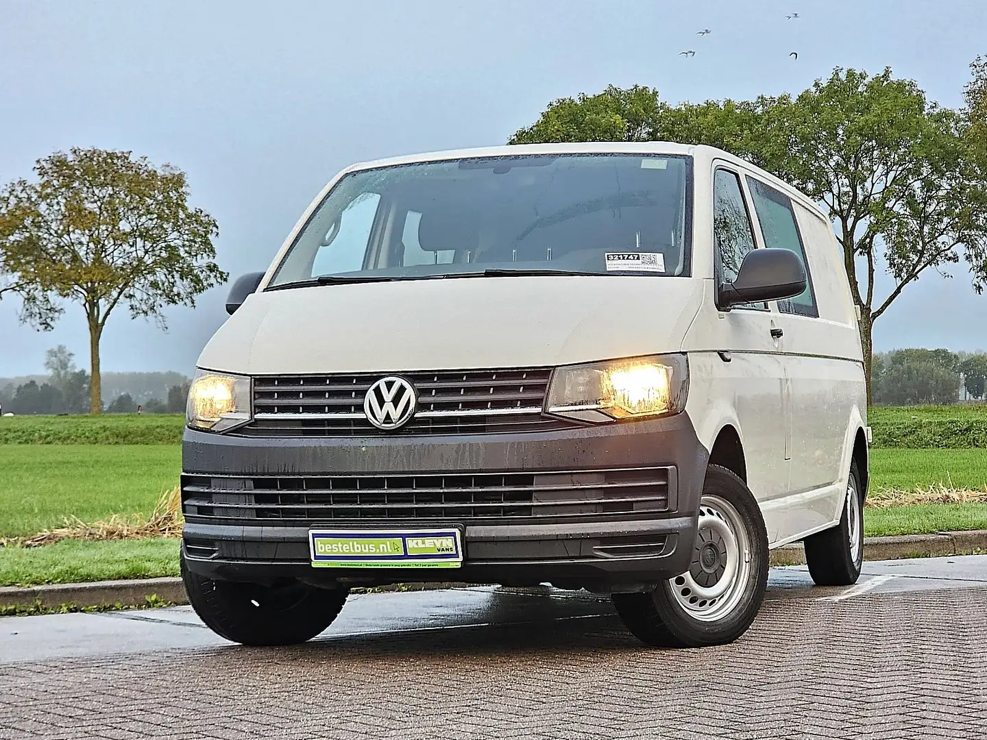 Volkswagen T6 Transporter 2.0 TDI L2H1 DC ac EURO6 1ste eigenaar org Holland Weiß - 2