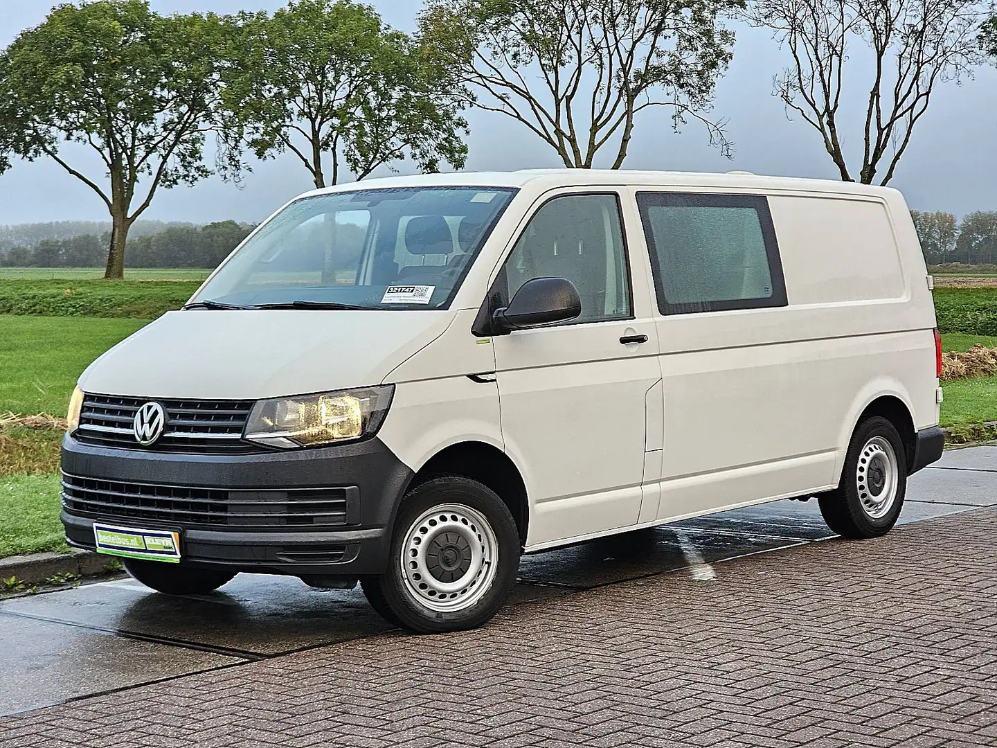 Volkswagen T6 Transporter 2.0 TDI L2H1 DC ac EURO6 1ste eigenaar org Holland Weiß - 1