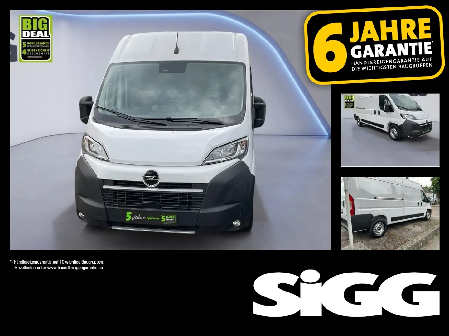 Opel Movano Kasten L3H2 3.5t Navi,  Keyless Blanc - 1