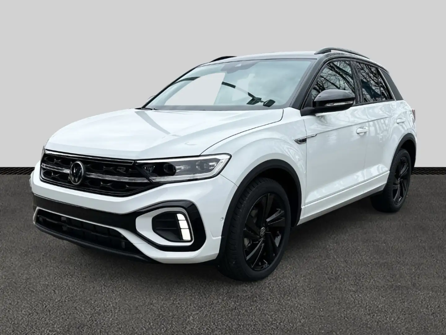 Volkswagen T-Roc R-Line 1.5 TSI DSG Black Style AHK Navi ACC Kamera Weiß - 1