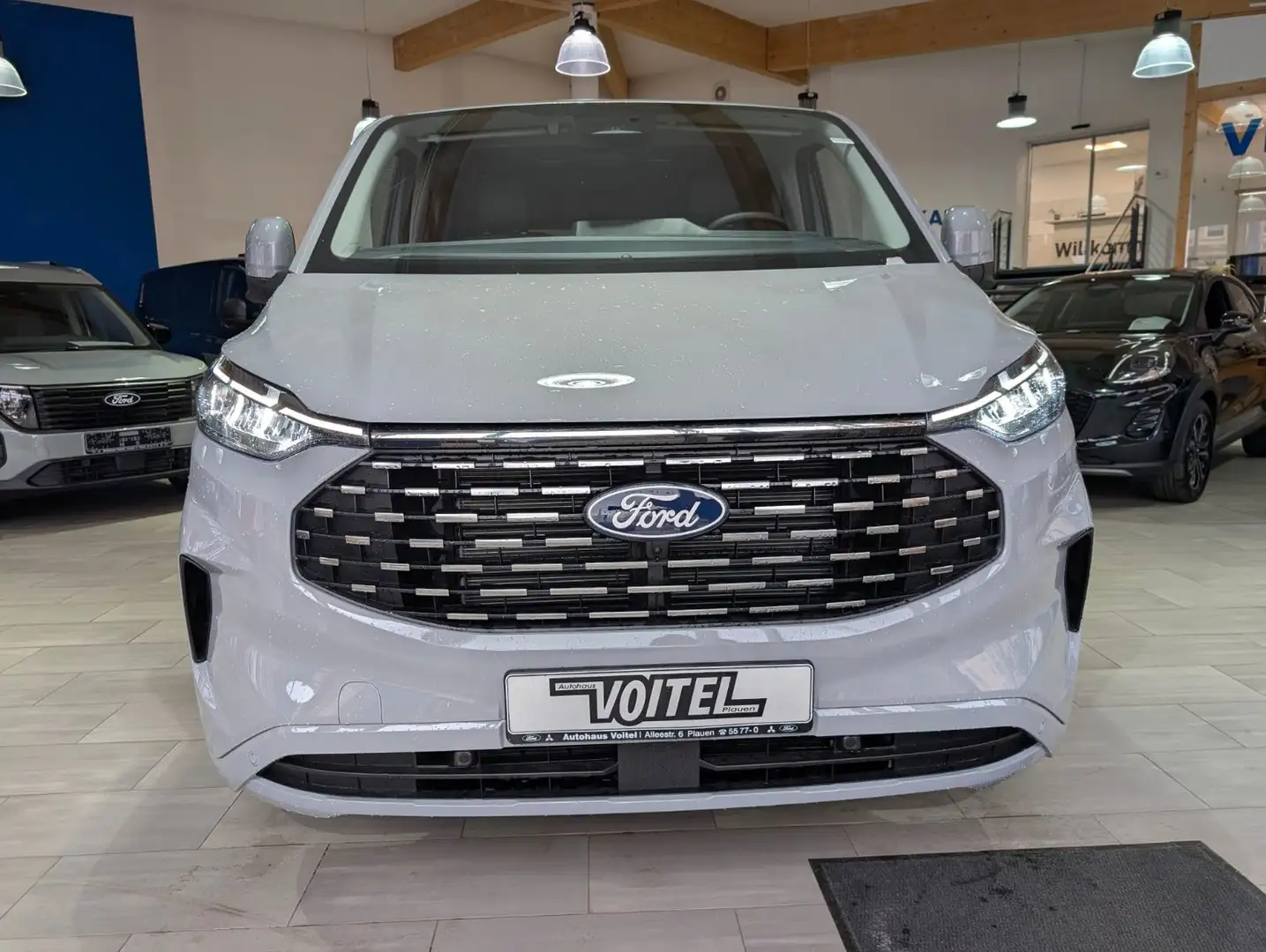 Ford Tourneo Custom Titanium X L1 AHK Gris - 2