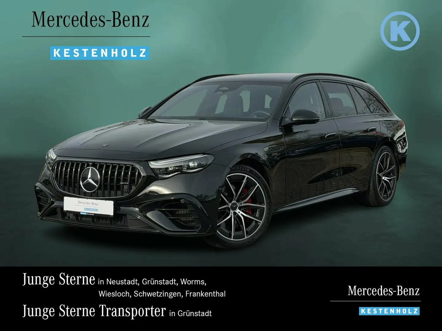 Mercedes-Benz E 53 AMG E 53 4M+ T NIGHT+AHK+DISTRO+BURME+360°+KEYL+MEMO Schwarz - 1