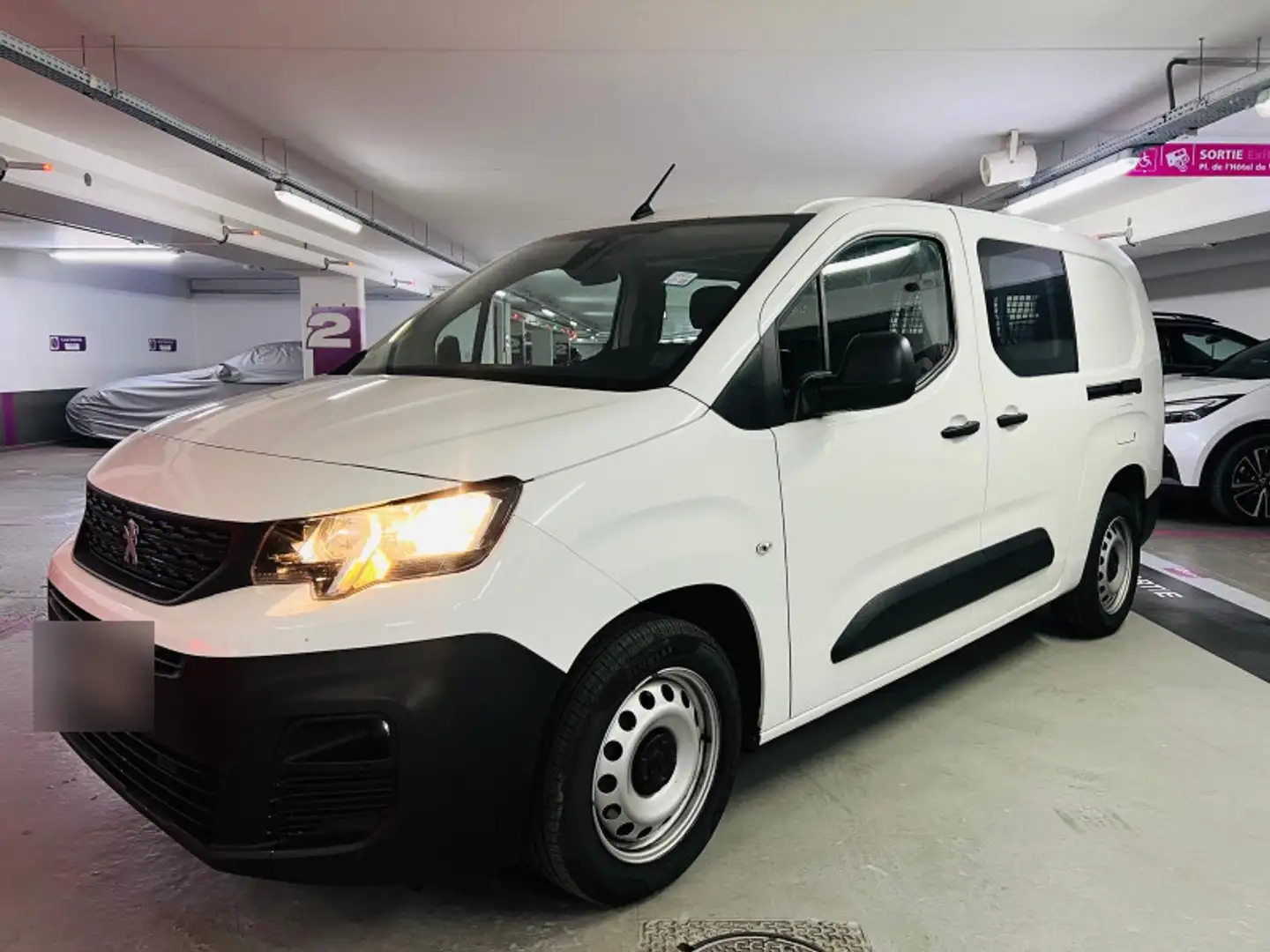 Peugeot Partner XL BLUEHDI 100CH S\u0026S CABINE APPROFONDIE***112 Blanc - 1