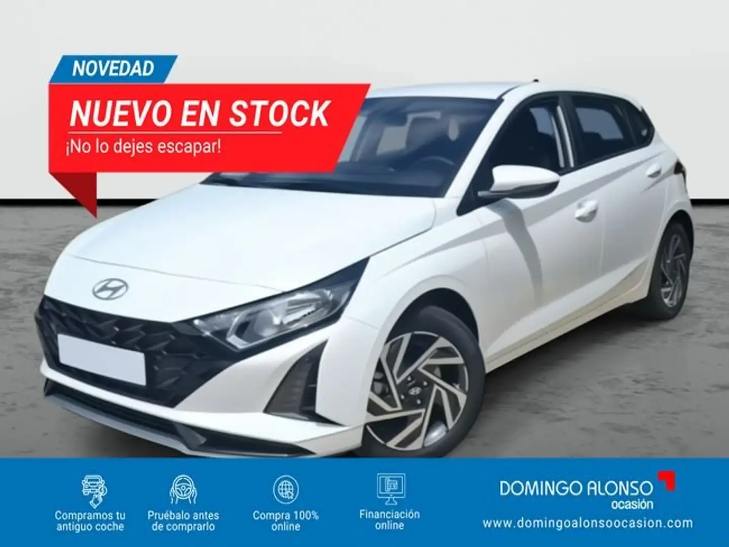 Hyundai i20 FL 1.0 T-GDi 73,5 kW (100 CV) Híbrido 48V DCT7 2W Blanco - 1