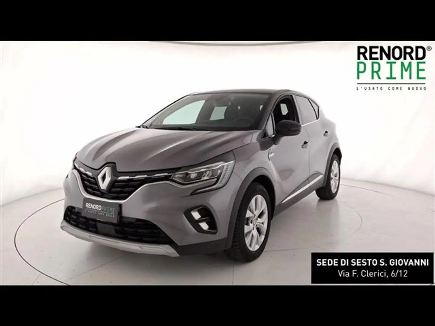 Renault Captur 1.6 E-Tech phev Intens 160cv auto my21 Grigio - 1