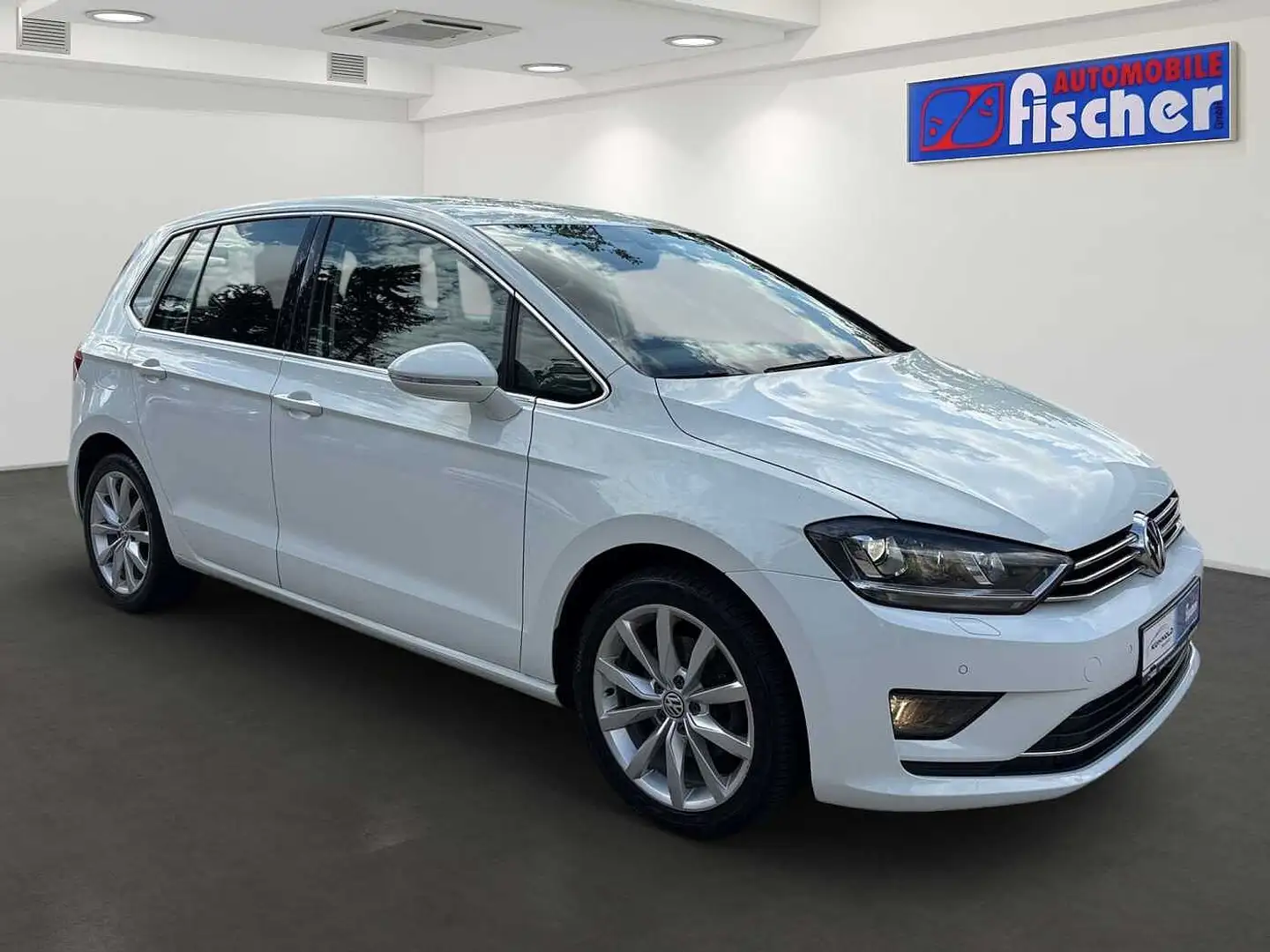 Volkswagen Golf Sportsvan 2.0 TDI Highline Garantie Sitzhzg PDC Navi Klima Weiß - 2