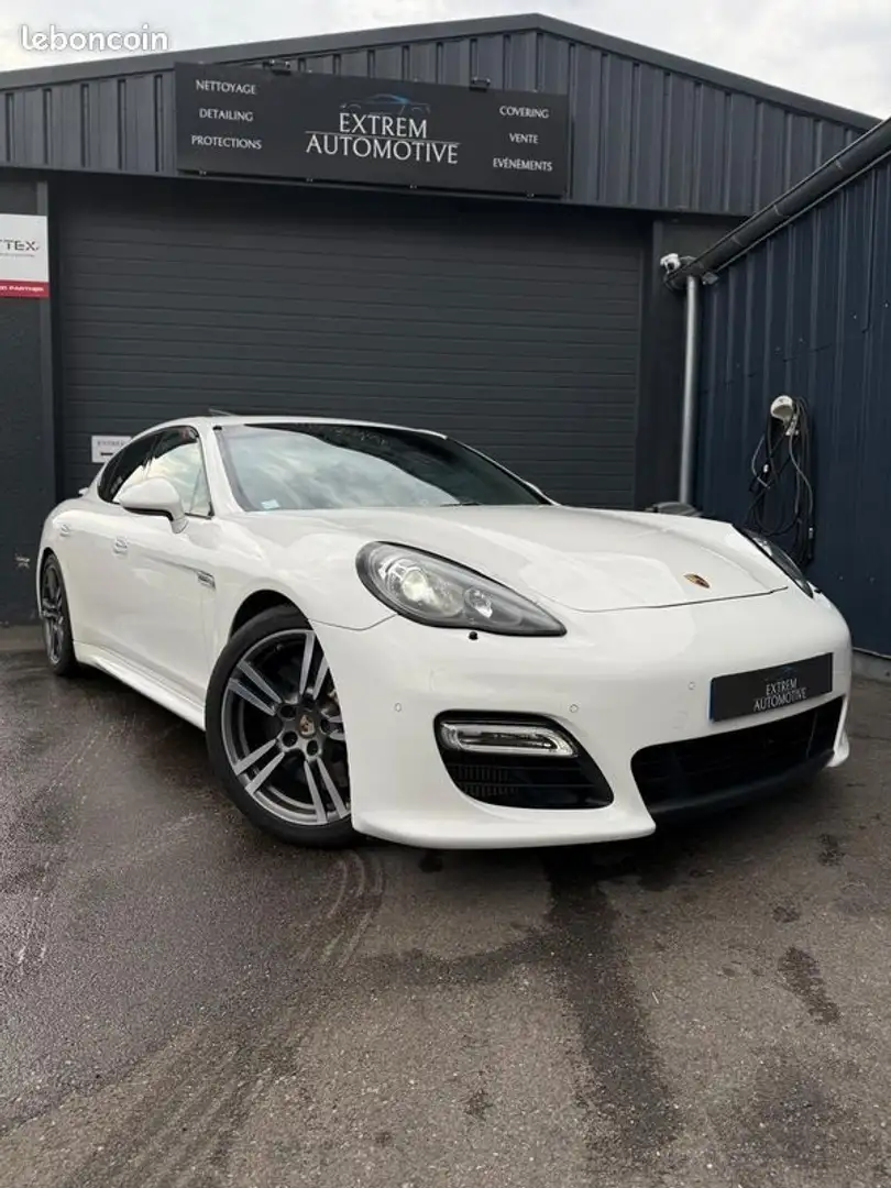 Porsche Panamera berline 4.8 v8 turbo 550ch automatique 4x4 s Blanc - 2