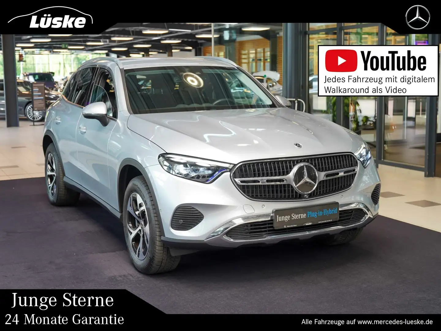 Mercedes-Benz GLC 300 GLC 300 de 4M AVANTGARDE Burmester Sitzklima 360 Silber - 1