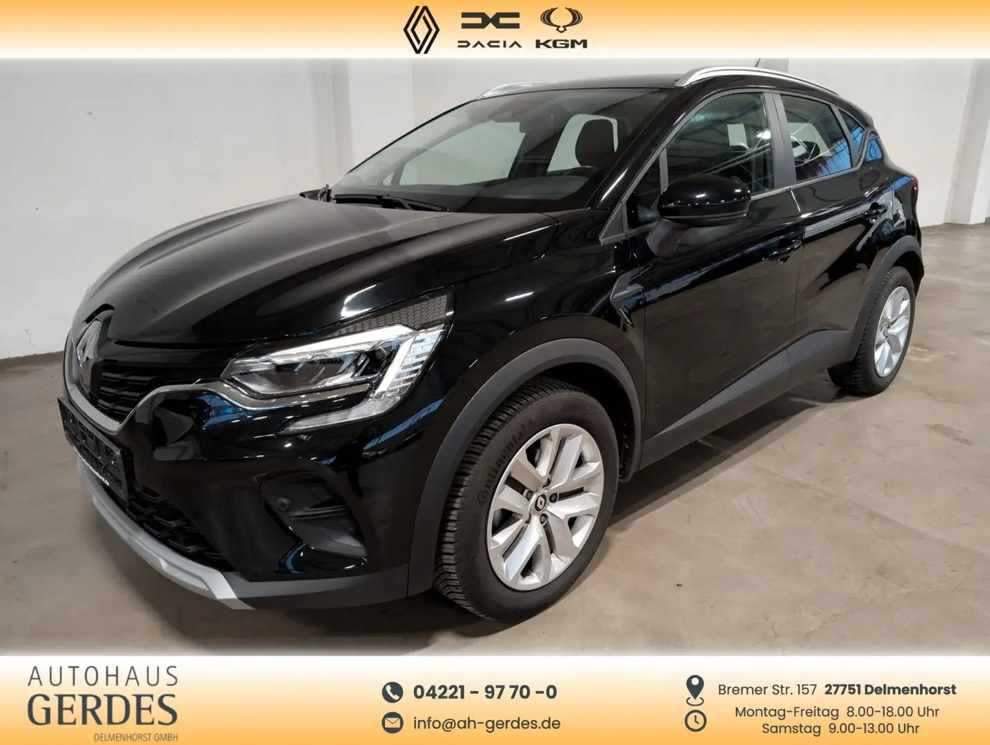 Renault Captur Evolution Mild Hybrid 140 EDC Negro - 1
