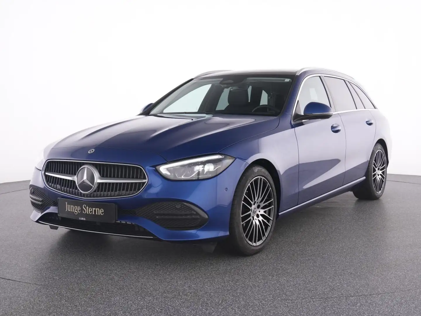 Mercedes-Benz C 220 T d 4M Avantgarde+Pano+AHK+LED-HP+RFK+EHec Niebieski - 2